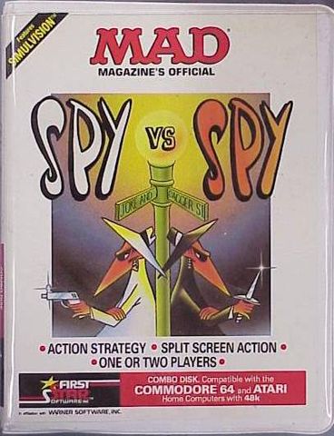 Spy vs. Spy box art for Sega Master System